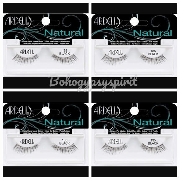 4 Pairs - Ardell Professional Natural Lashes Bundle, Black 135 - Picture 1 of 7
